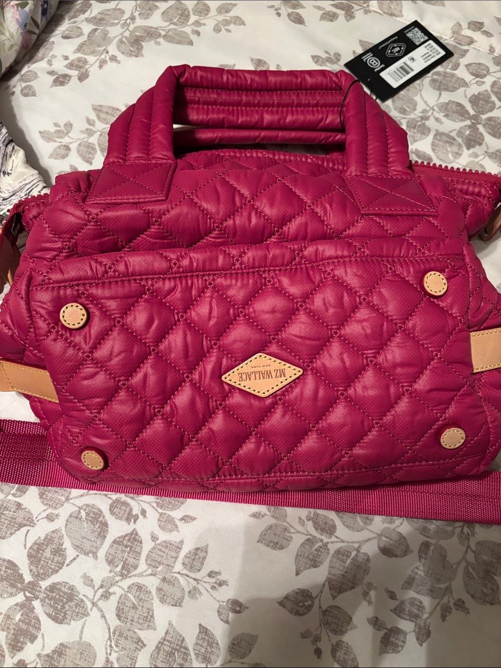 MZ Wallace Sutton Deluxe in Rasberry. - Picture 3 of 8